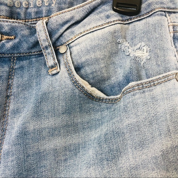 Articles of Society Light Wash Skinny Distressed Jeans/Denim- Size 28 - Picture 10 of 12